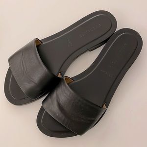 Everlane Black Slippers